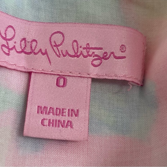 Lilly Pulitzer Maybell Azalea Pink Strapless Dress Size 0 EUC - Picture 9 of 12